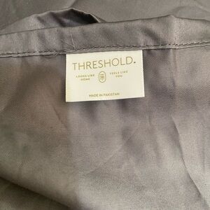 Threshold Gray Flat Sheet 67 x 102” New without Tag